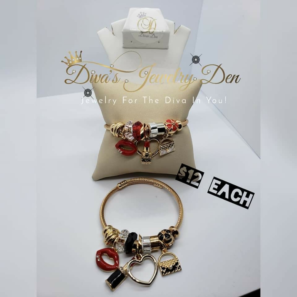 Stainless Steel Charm Bracelet